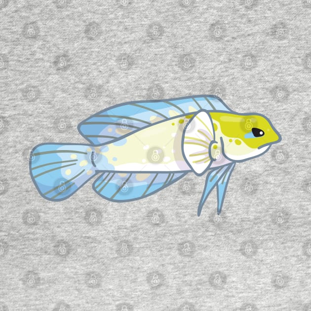 Yellowhead Jawfish by bytesizetreasure